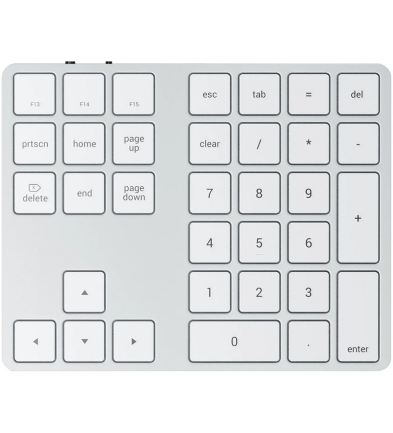 Teclado Inalámbrico Satechi ST-XLABKS Bluetooth para Mac (Inglés) - Silver