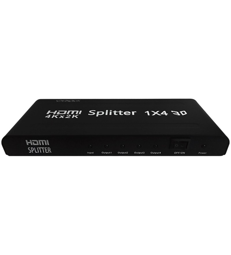 Splitter HDMI Satellite A-HD02 con 4 salidas HDMI - Negro