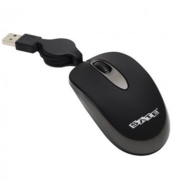 Mouse Óptico Satellite A-80 con 1000DPI/USB - Negro/Gris