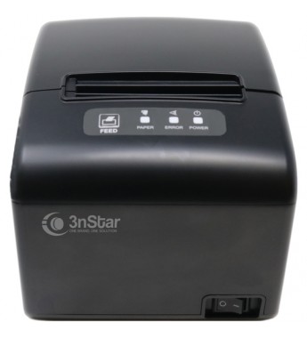 Impresora Térmica 3nStar RPT006 3" 80mm/USB/RJ45/Bivolt - Negro