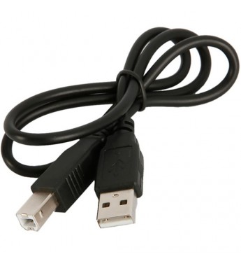 Cable de Impresora Microfins USB 2.0 (1.5 Metros) - Negro