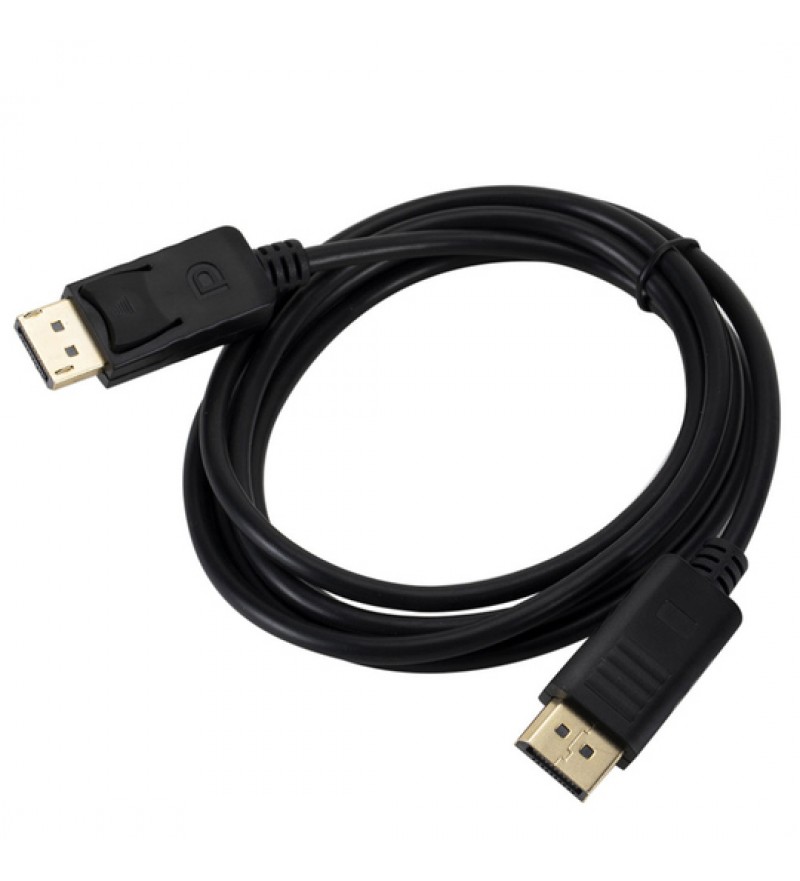 Cable Adaptador DisplayPort Macho (1.8 Metros) - Negro