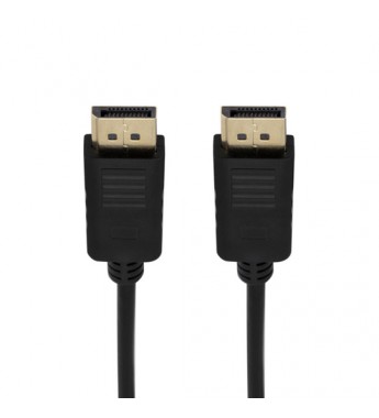 Cable Adaptador DisplayPort Macho (1.8 Metros) - Negro