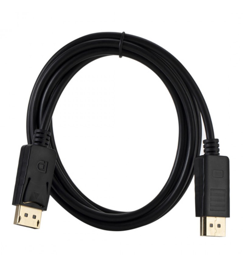 Cable Adaptador DisplayPort Macho (1.8 Metros) - Negro