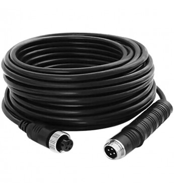 Cable Extensor De Video Y Audio DVR Hikvision LTtech DS-MP2100-16 (16 metros) - Negro