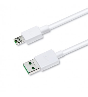 Cable Micro USB OPPO VOOC Flashing Data Line (1 Metro) - Blanco