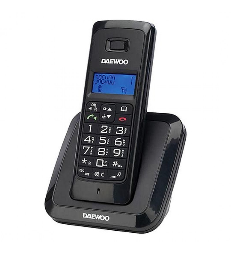 Teléfono Daewoo DTD-1200 1 Base - Negro