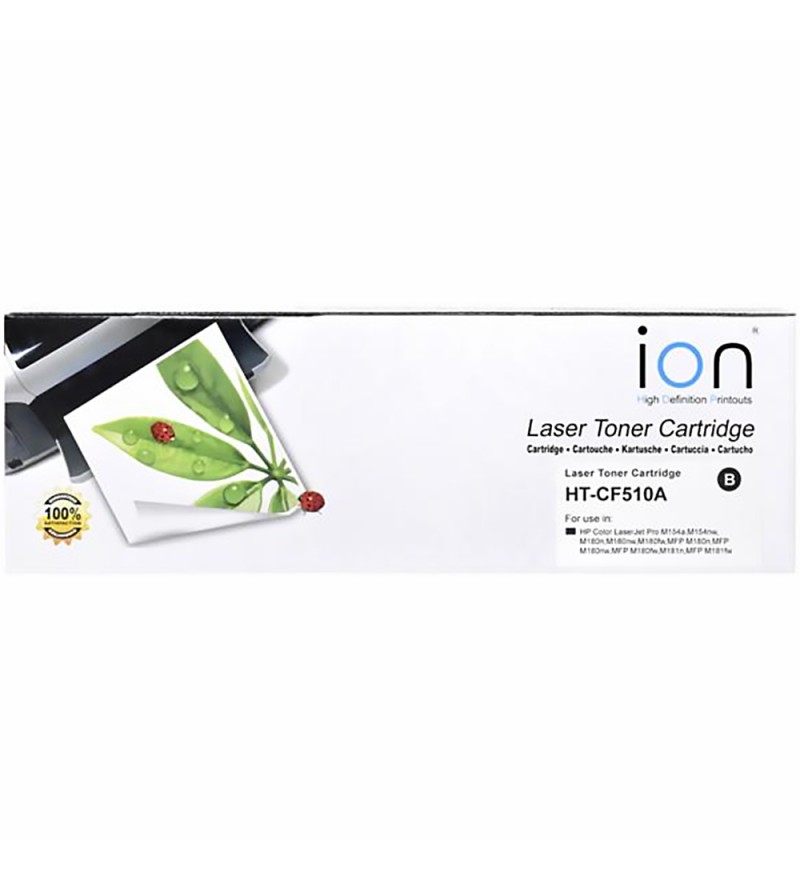 Cartucho Tóner para Impresoras ION CF510A (204A) - Negro