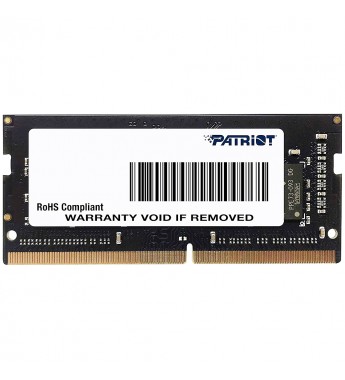 Memoria RAM para Notebook Patriot de 4GB PSD44G240081S DDR4/2400MHz - Negro