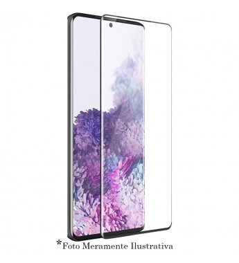Película de Vidrio 9H 2.5D para Samsung Galaxy S20 Plus Mini - Transparente/Negro