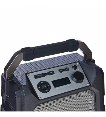 Speaker PULSE Party Speaker SP283 con Bluetooth/USB/Mini Jack 3.5mm/Batería de 7.000 mAh - Negro
