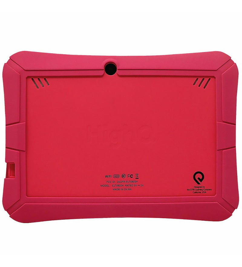 Tablet Kidomi HighQ Learning Tab ELT0802H-X de 8" con Bluetooth/WiFi/16GB/3MP - Rojo