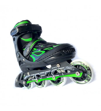 Rollers Perfect Sport SS-88A Nº 31-34 - Negro/Verde