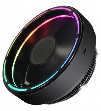 Cooler para CPU Vetroo Darkstorm VT-CPU-RGB-m2 con iluminación RGB/120mm - Negro
