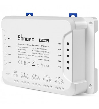 Interruptor Inteligente Smart Sonoff 4CHPROR3 Wi-Fi - Blanco