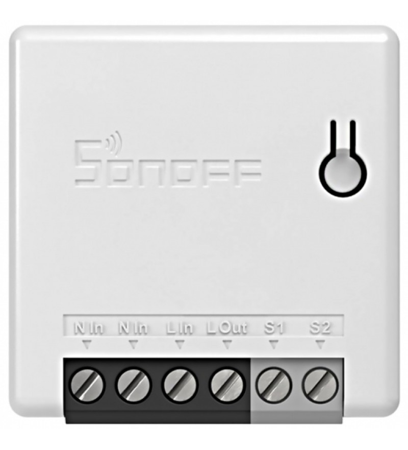 Interruptor Inteligente Smart Sonoff ZBMini ZigBee M0802010009 de 2 vías Wi-Fi - Blanco