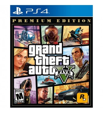 Juego para PlayStation 4 Grand Theft Auto GTA V Premium Edition