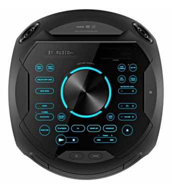 Minicomponente de Sonido Sony MHC-V02 con Reproductor de CD/USB/Bluetooth/Bivolt - Negro