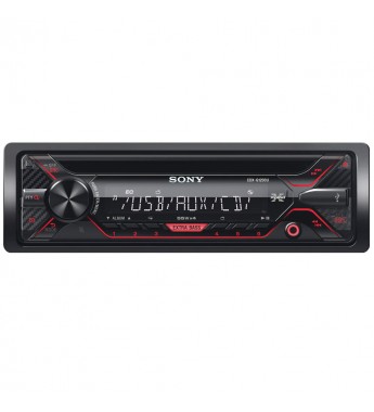 Reproductor de CD Automotriz Sony CDX-G1201U con USB/Jack 3.5mm - Negro
