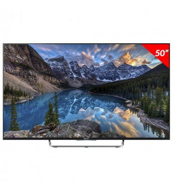 Smart TV LED de 50" Sony Bravia KDL-50W805C FHD con Wi-Fi/Bluetooth/HDMI/Bivolt - Plata