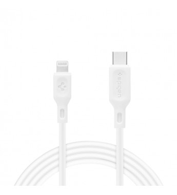 Cable Spigen DuraSync C10CL 000CA25416 USB-C a Conector Lightning (1 metro) - Blanco