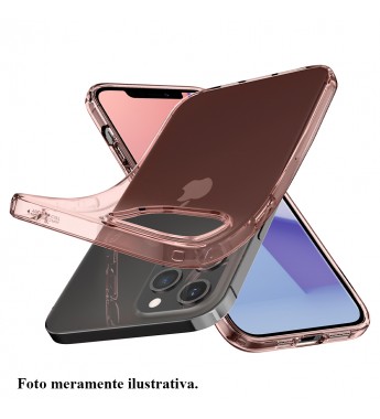 Funda para iPhone 12 Pro Max Spigen Crystal Flex ACS01474 - Rose Crystal