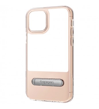 Funda para iPhone 12 Pro Max Spigen Slim Armor Essential S ACS01488 - Cristal Rosa