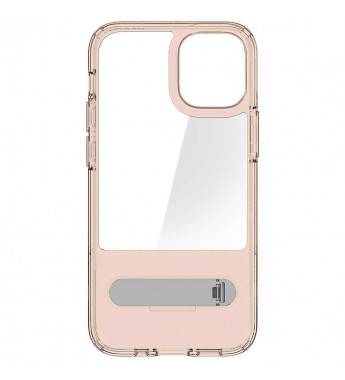 Funda para iPhone 12 Pro Max Spigen Slim Armor Essential S ACS01488 - Cristal Rosa