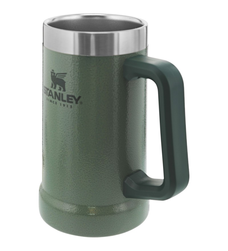 Vaso Térmico Stanley Adventure Big Grip Beer Stein 10-02874-029 de 709mL - Hammertone Green