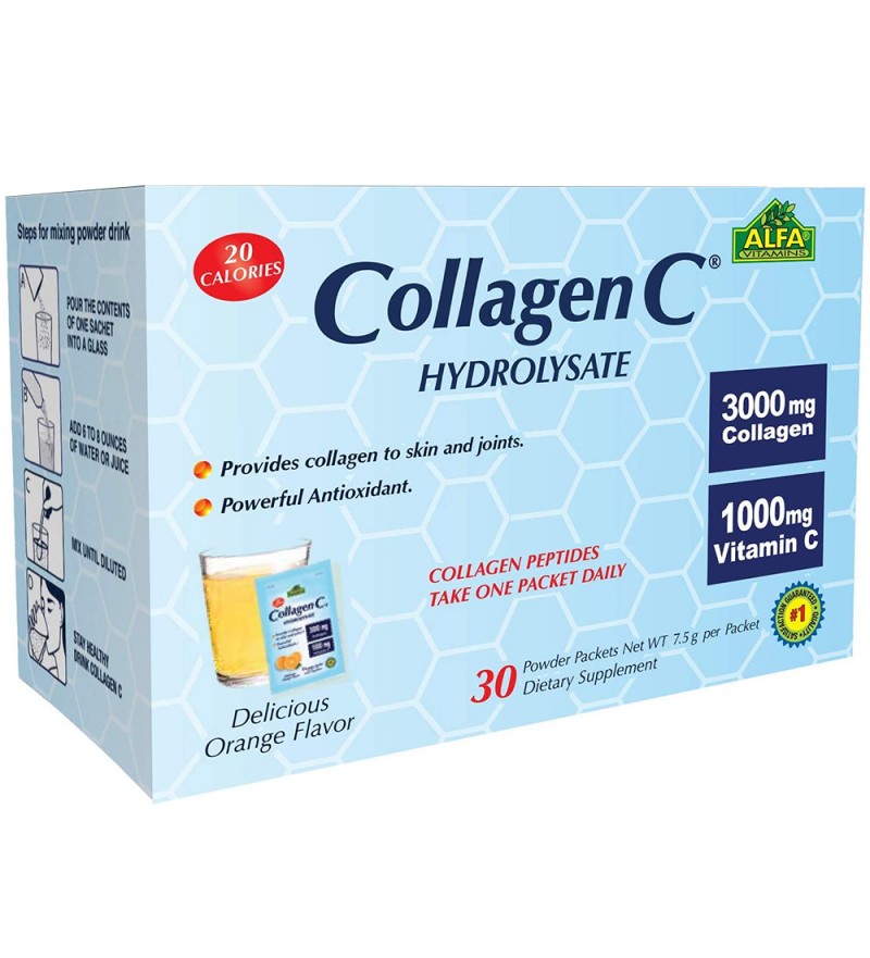 Suplemento Alfa Collagen C Hidrolysate - 30 Paquetes (0865)
