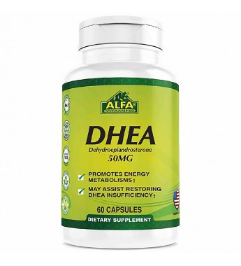 Suplemento Alfa Vitamin DHEA 50mg - 60 Cápsulas (2047)