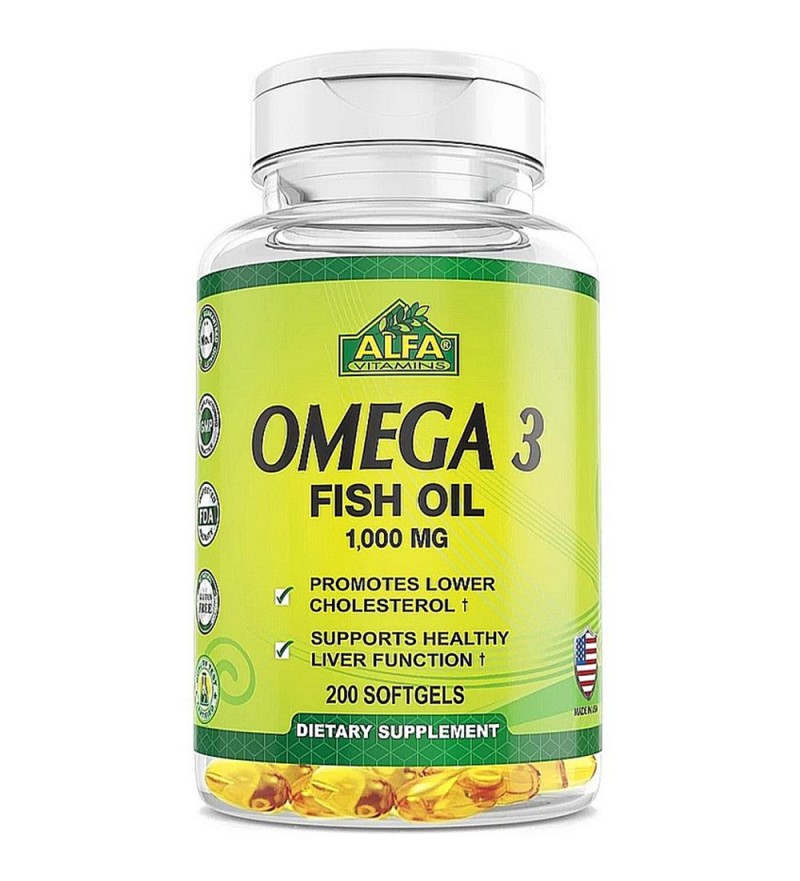 Suplemento Alfa Multivitamin Omega 3 Fish Oil 1000mg - 200 Cápsulas Blandas (0666)