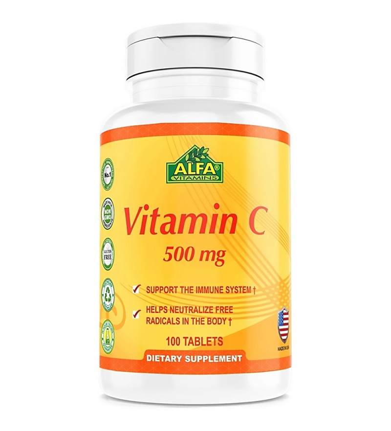 Suplemento Alfa Multivitamin Vitamin C 500mg - 100 Cápsulas (0081)