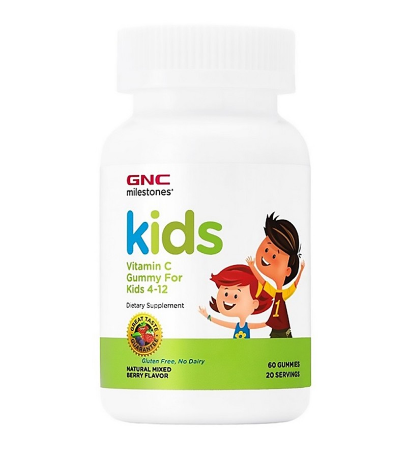 Suplemento GNC Kids Vitamin C Gummy for Kids 4-12 - 60 Gomas Masticables (20973)