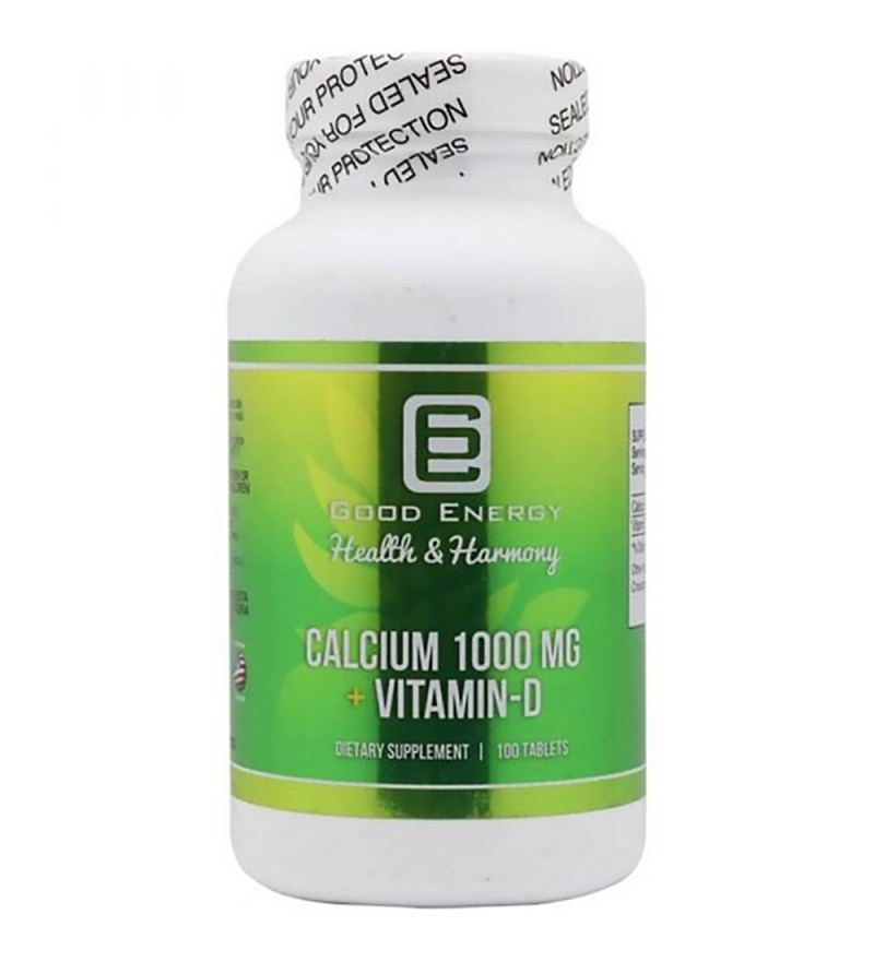Suplemento Good Energy Calcium 1000mg + Vitamin-D - 100 Comprimidos (8817)