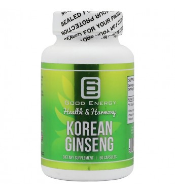 Suplemento Good Energy Korean Ginseng 500mg - 60 Cápsulas (8701)