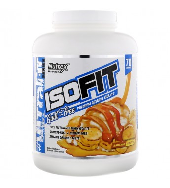 Suplemento Nutrex Research ISOFIT Guitt-Free Bananas/Foster - 2310g (7597)