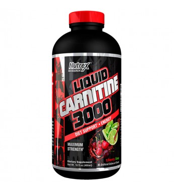 Suplemento Nutrex Research Liquid Carnitine 3000 Black Series Cherry Lime - 480mL (0540)