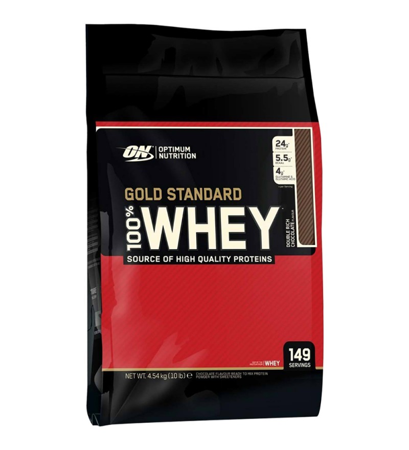 Suplemento Optimum Nutrition Gold Standard 100% Whey Double Rich Chocolate - 4.54kg (2871)