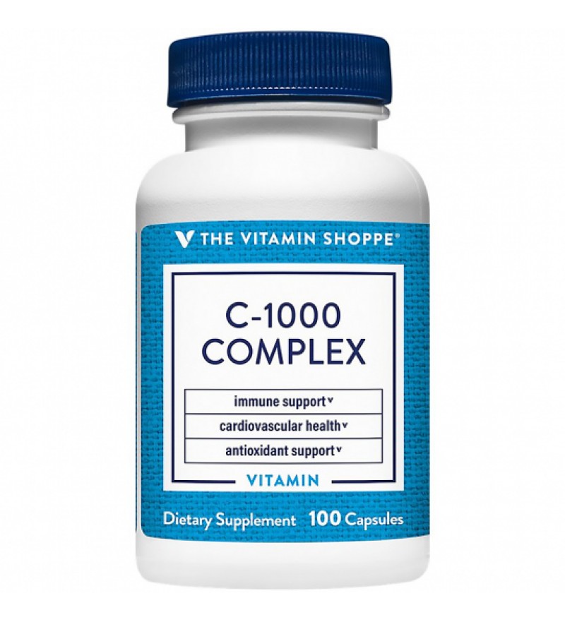 Suplemento The Vitamin Shoope C-1000 Complex - 100 Cápsulas Blandas (0127)