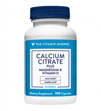 Suplemento The Vitamin Shoope Calcium Citrate Plus Magnesium & Vitamin D - 100 Cápsulas (1086)