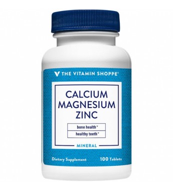 Suplemento The Vitamin Shoope Calcium Magnesium Zinc - 100 Comprimidos (7735)