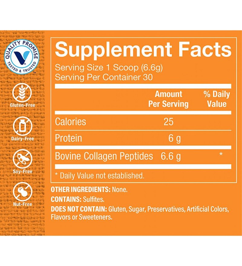 Suplemento The Vitamin Shoope Grass-Fed Collagen Peptides Powder Sin Sabor - 198g (4122)