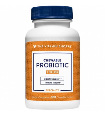 Suplemento The Vitamin Shoope Chewable Probiotics 13 Billion - 100 Comprimidos Masticables (6005)