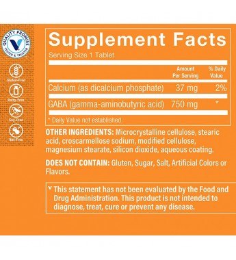 Suplemento The Vitamin Shoope GABA 750mg - 90 Comprimidos (2217)