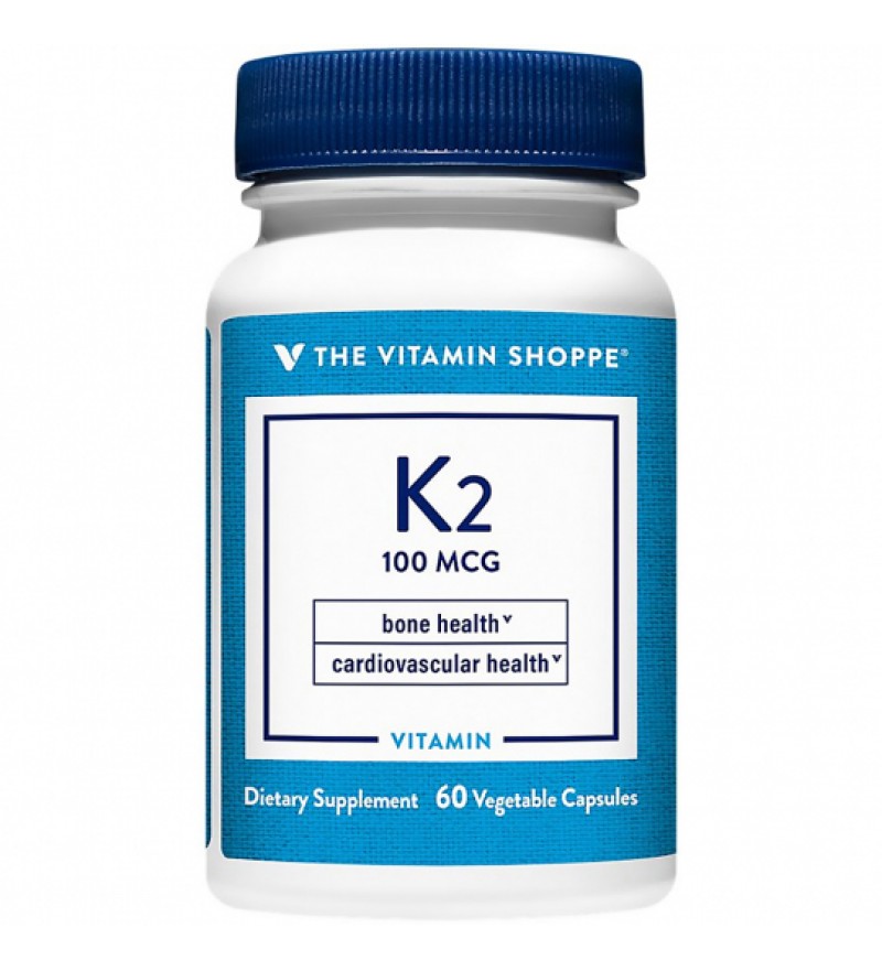 Suplemento The Vitamin Shoope K2 100 MCG - 60 Cápsulas Vegetales (5619)