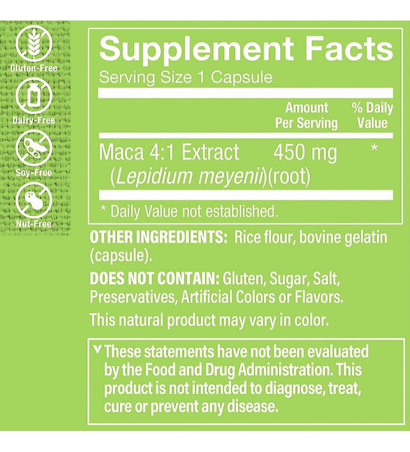 Suplemento The Vitamin Shoope Maca Extract 450mg - 60 Cápsulas (6921)