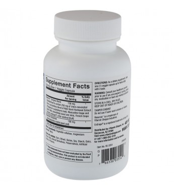Suplemento The Vitamin Shoope Reservie Trans Resveratrol 250mg - 60 Cápsulas (3554)