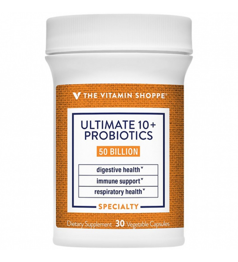 Suplemento The Vitamin Shoope Ultimate 10+ Probiotics 50 Billion - 30 Cápsulas Vegetales (8220)