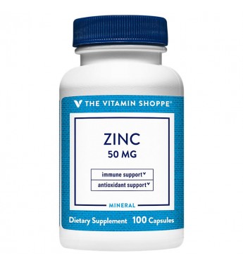 Suplemento The Vitamin Shoope Zinc 50mg - 100 Cápsulas (1450)